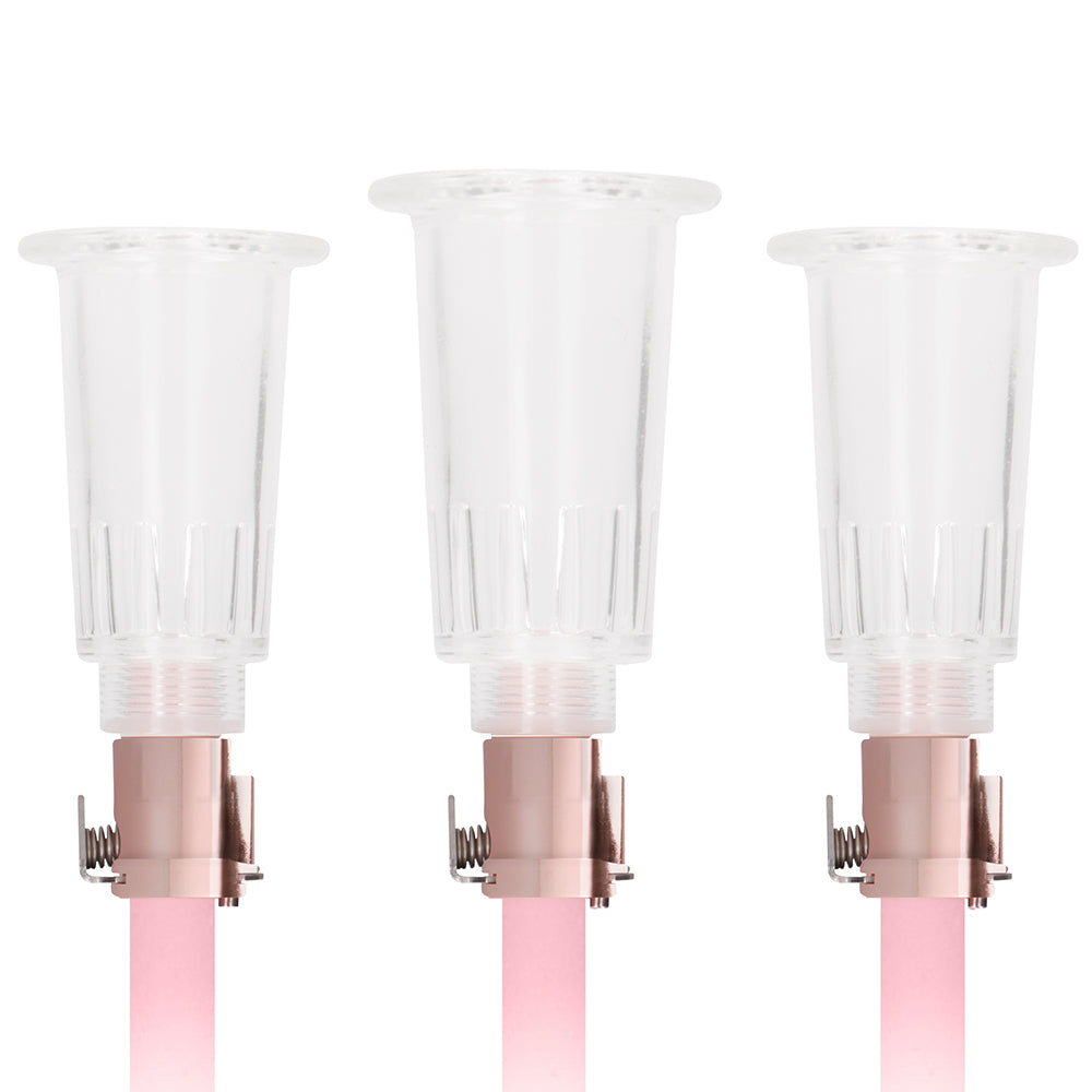 Pumped Rose Gold Clitoral & Nipple Pump Set in Medium