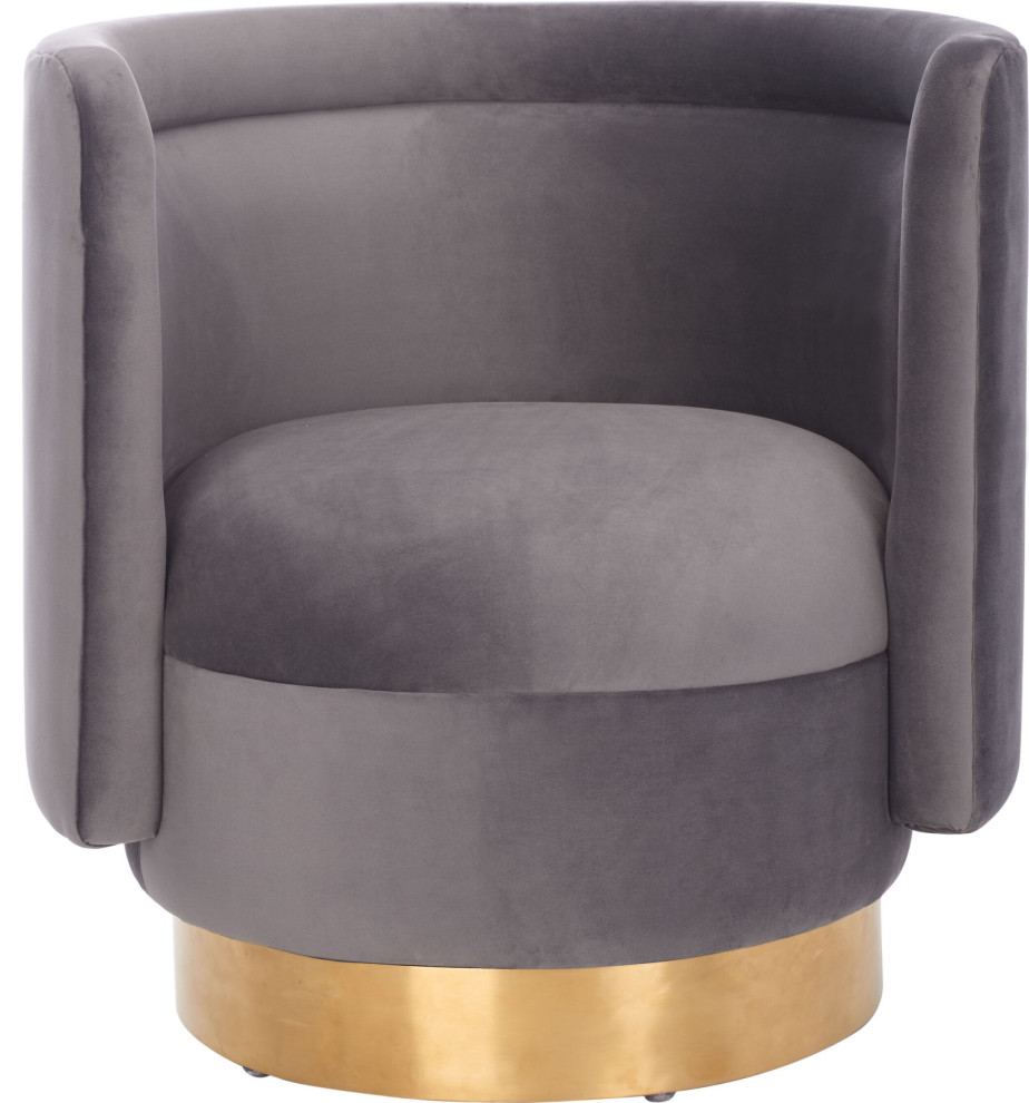 Brynlee Swivel Accent Chair   Contemporary   Armchairs And Accent Chairs   by HedgeApple  Houzz