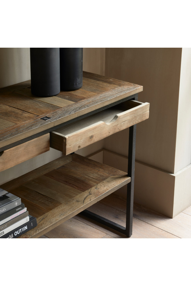 Industrial Elm Side Table  Rivièra Maison Shelter Island   Industrial   Side Tables And End Tables   by Oroa   Distinctive Furniture  Houzz