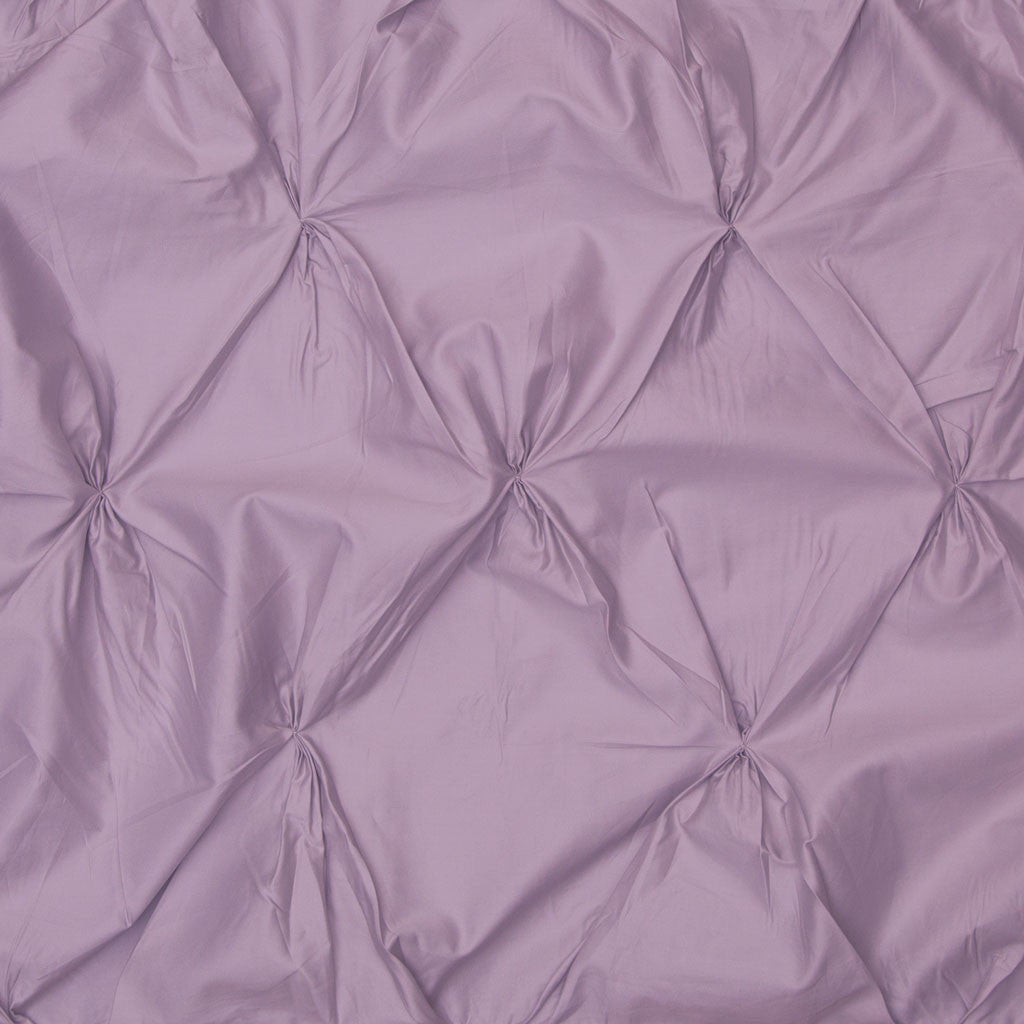 Lilac Valencia Pintuck Duvet Cover