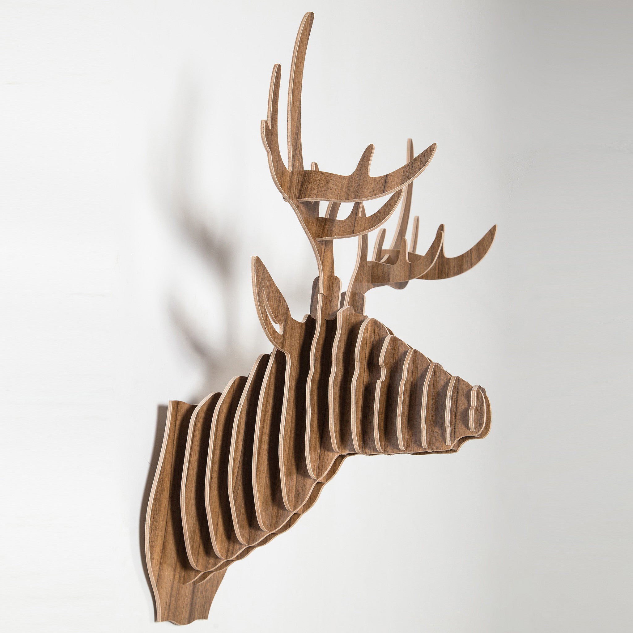 Art Home Deer Wall Decoration Wood Crafts (Large) Wdp001Lw