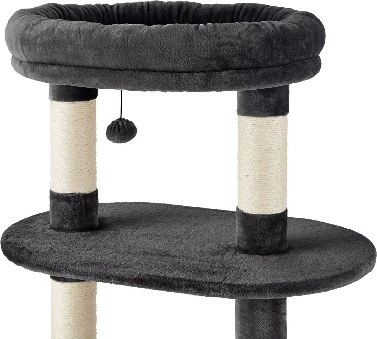 Frisco 48.25-in Heavy Duty Faux Fur Cat Tree and Condo