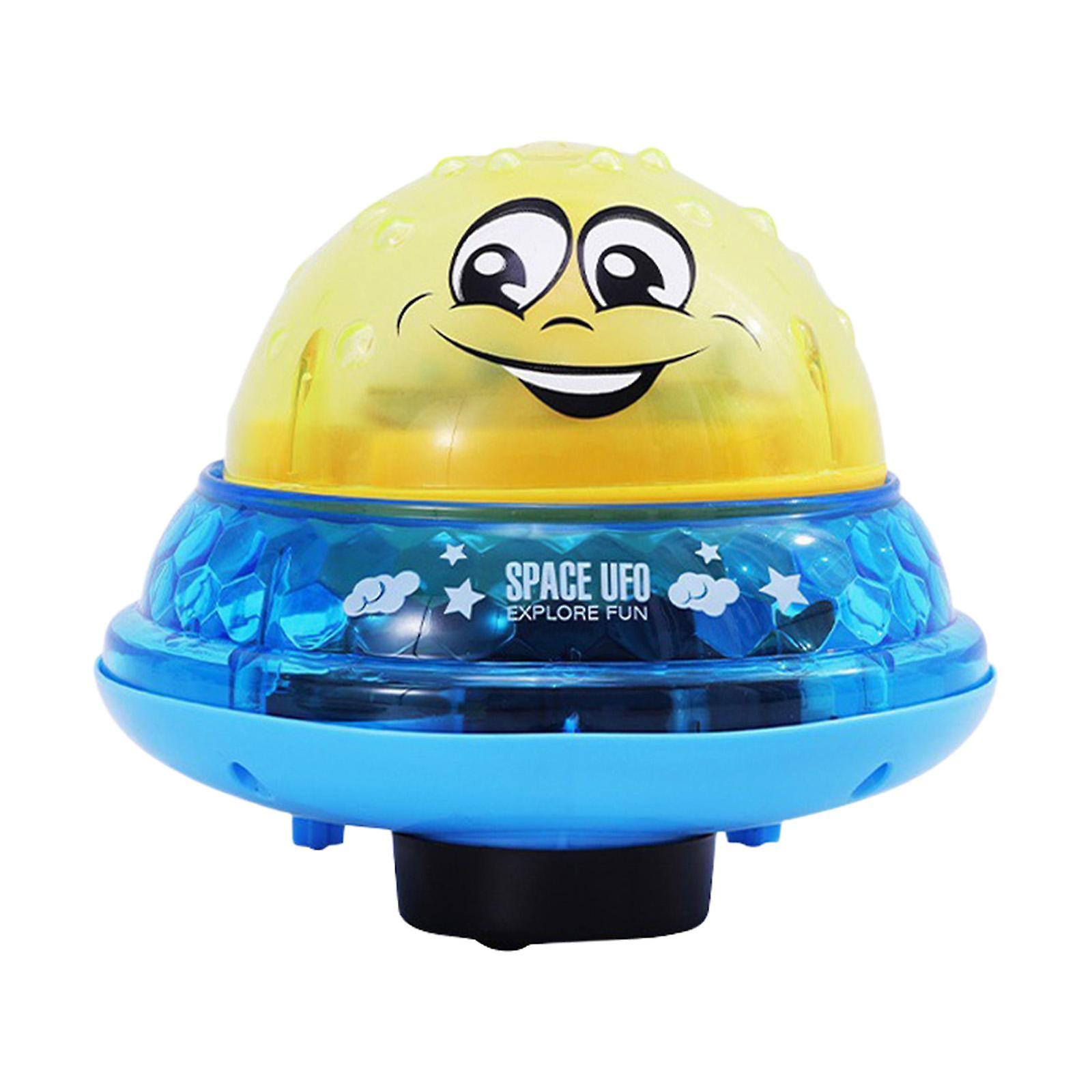 Water Spray Bath Toy For Boys Girls Swimming Pool Games Beach Baby Bath Toys Yellow With Base