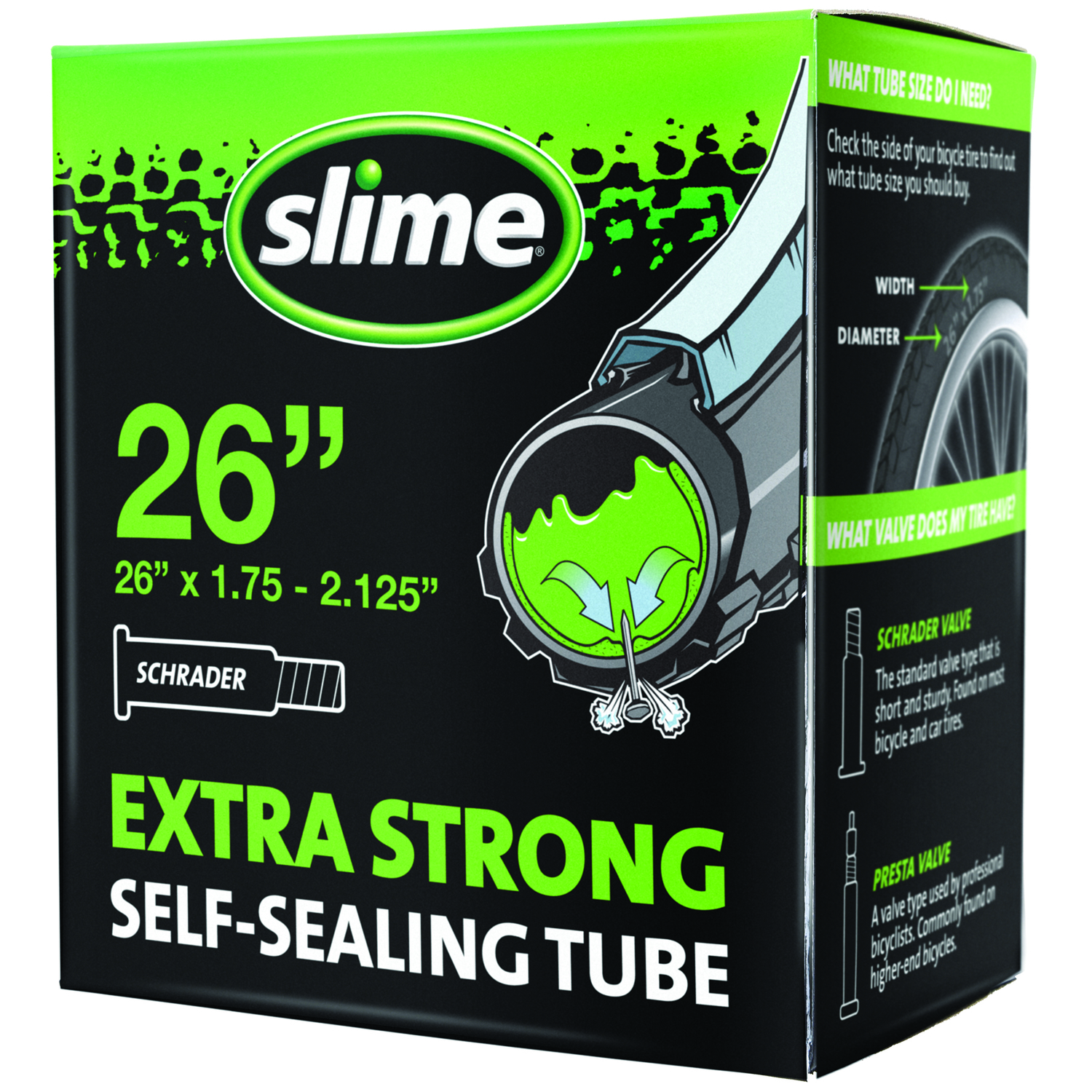 Slime 26 in. Rubber Bicycle Inner Tube 1 pk