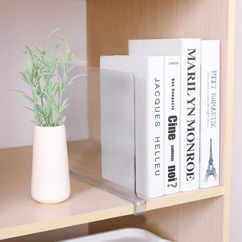 Sorbus 0.12 in. x 0.59 in. x 0.17 in. Acrylic Wall Ledge Decorative Wall Floating Shelf Rack Organizer 3-Pack ACR-SHLV3