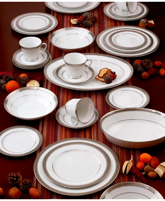 Noritake Crestwood Platinum Dinnerware Collection