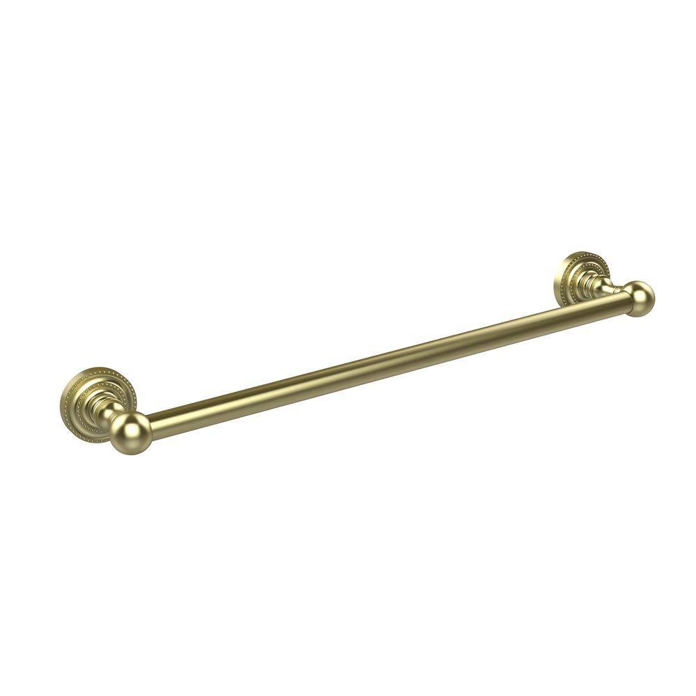 Allied Brass Dottingham Collection 24 in. Towel Bar in Satin Brass DT-4124-SBR