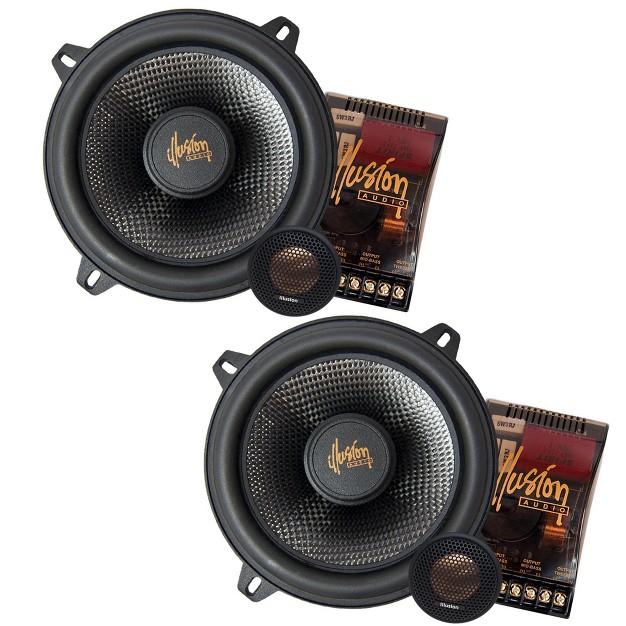 Carbon Series 2 way Component Speaker Kit Pair