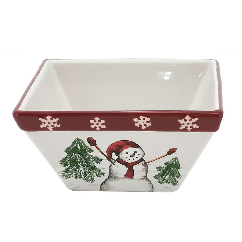 St. Nicholas Square? Yuletide Square Ceramic Cereal Bowl