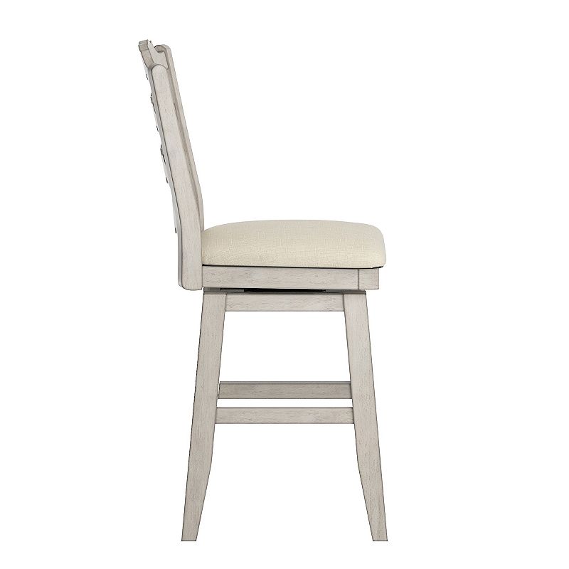 HomeVance Zackery Ladder Back Swivel Dining Chair