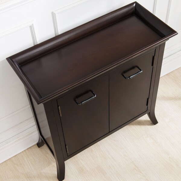 Copper Grove Dillberry Wood Cherry Foyer Cabinet