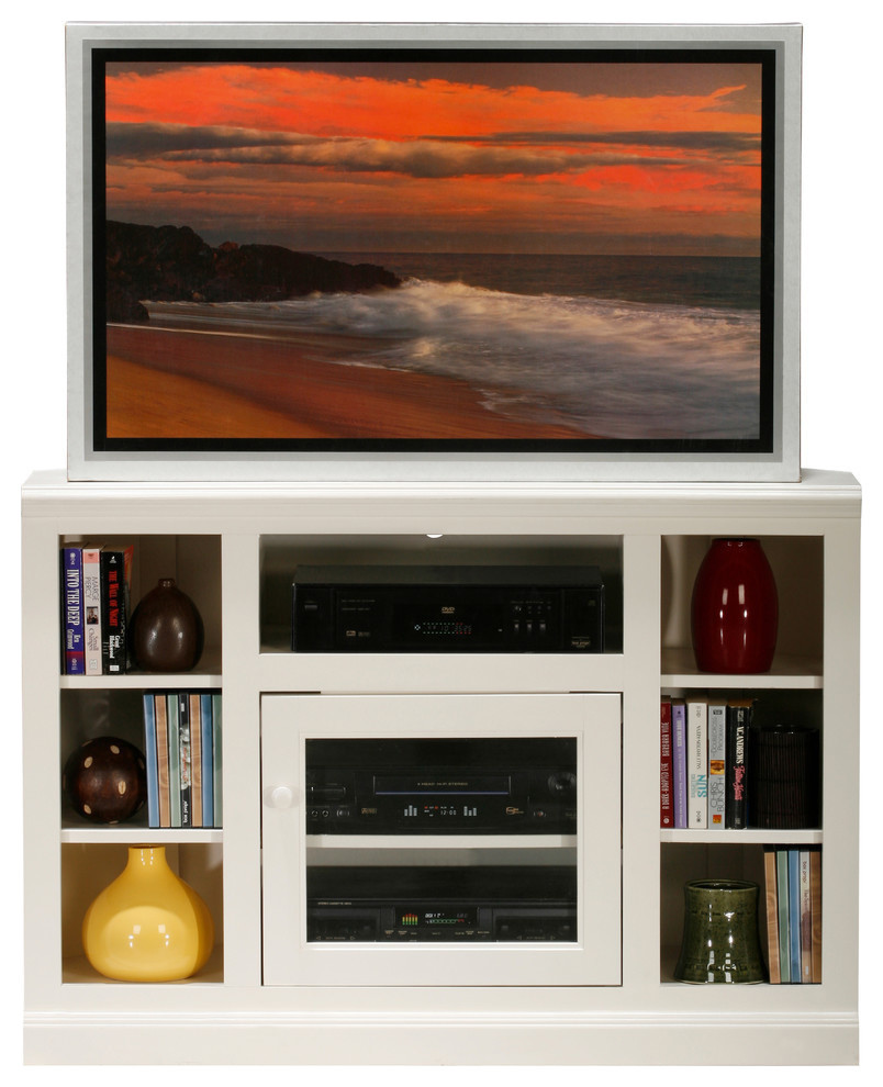 Eagle Furniture 45 quotCoastal Thin Corner TV Cart   Transitional   Entertainment Centers And Tv Stands   by Eagle Furniture  Houzz