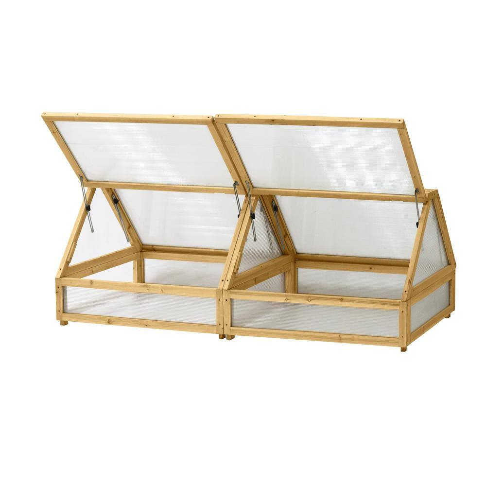 VegTrug 1.8 m Natural Wooden Cold Frame VTCFMN0580USA