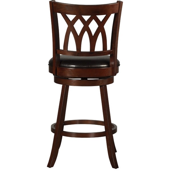 Hillsdale Furniture Tateswood Wood Swivel Stool， Cherry