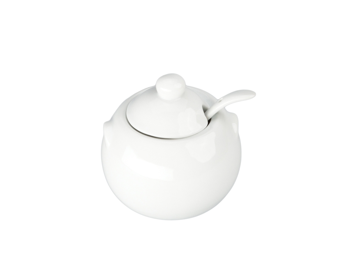 BIA Cordon Bleu 8 oz Sugar Bowl With Spoon