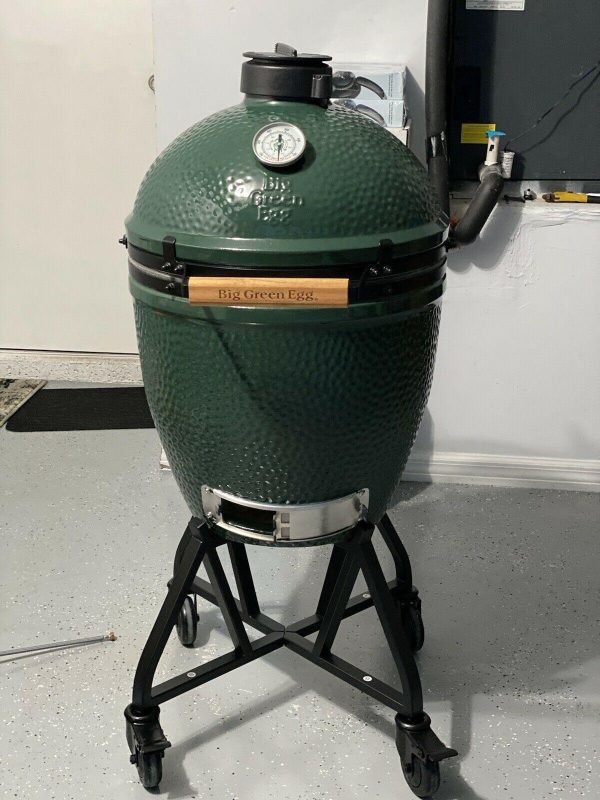 brand new big green egg grill smoker with new accessories