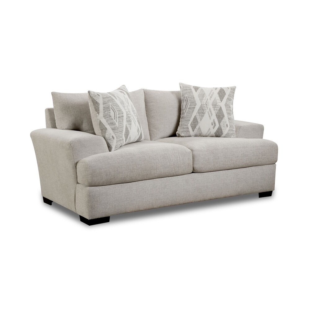 Picket House Furnishings Rowan Living Room Set in Fentasy Silver