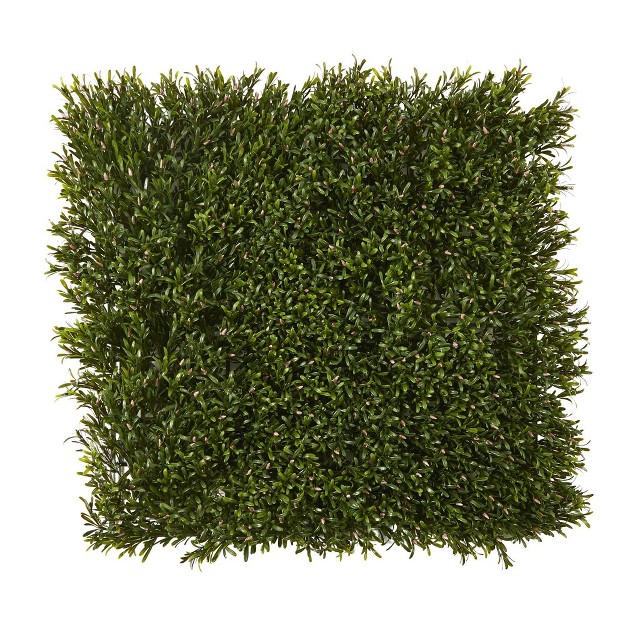 Set Of 4 Rosemary Artificial Wall Mat Nearly Natural