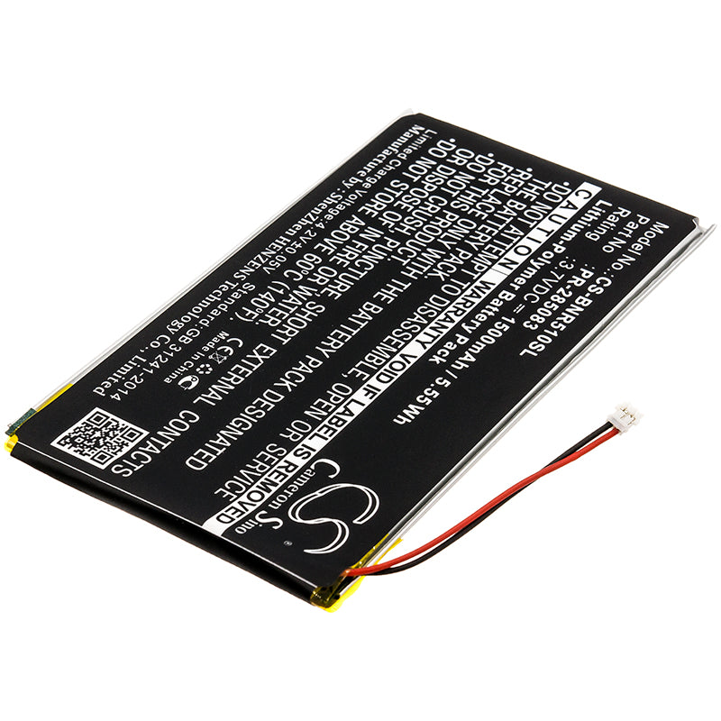 Barnes amp Noble BNRV510 Nook Glowlight Plus 2015 Replacement Battery BatteryClerkcom eReader