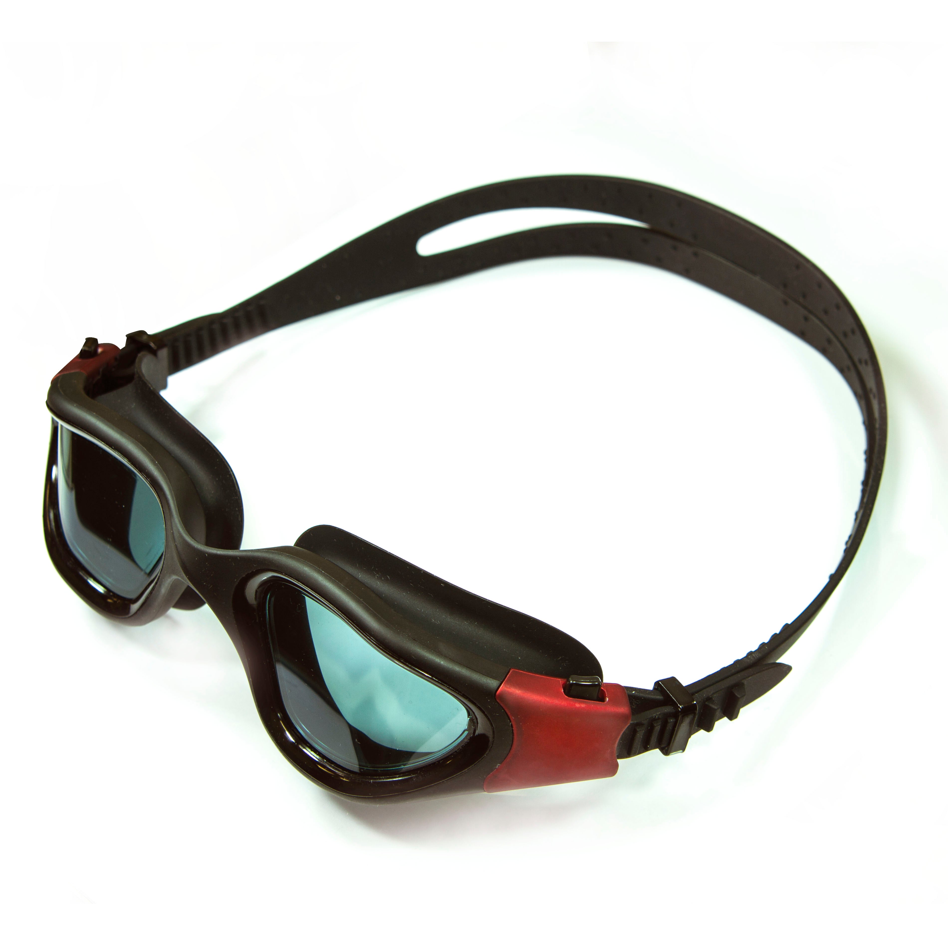 Swimbuds Ampyx Swim Goggles with Spit Strap Design Anti-Fog Clarity and 180 Degree field of vision