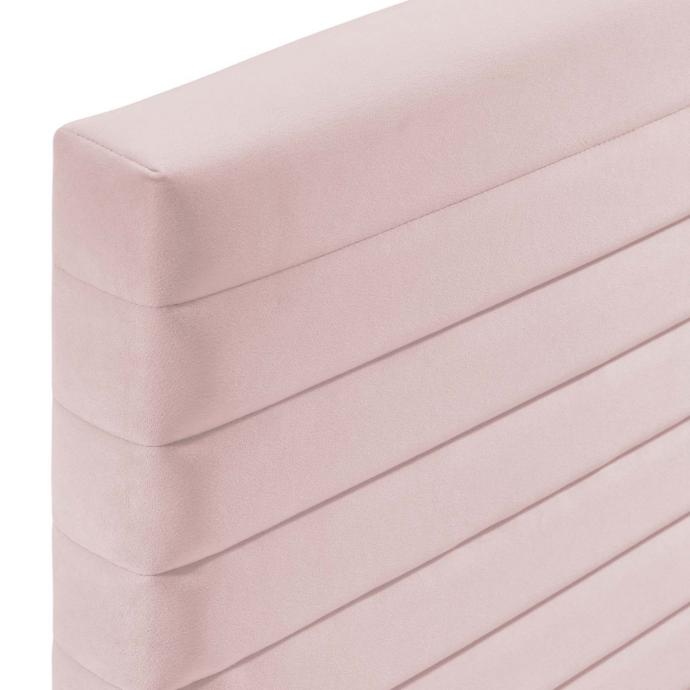 Tranquil Full/Queen Headboard  Pink   Contemporary   Headboards   by First of a Kind USA Inc  Houzz