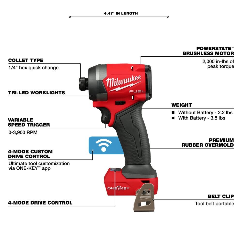 Milwaukee M18 FUEL 1/4