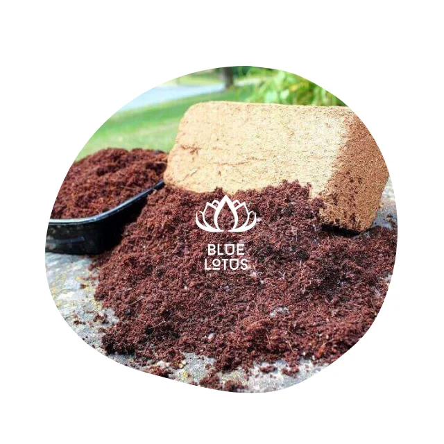 Low Price Wholesale Peat Moss Coconut Coir Pellets Seedling Soil Block 5kg Coco Peat Garden Plants From Blue Lotus Viet Nam