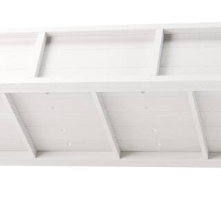 LUE BONA Raised Garden Bed Elevated Wood Planter Box Stand for Backyard Patio Balcony-White DPTHD23002-1