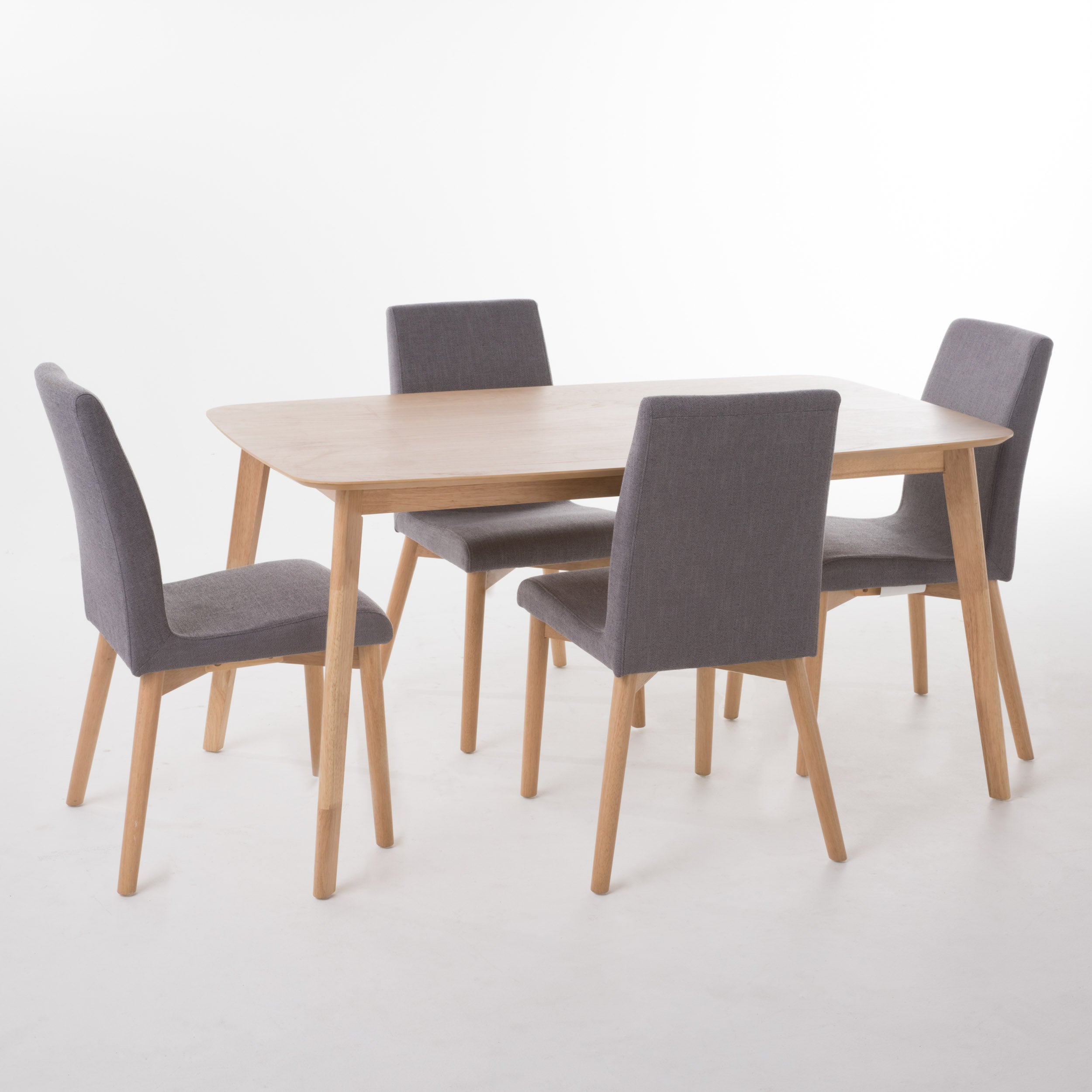 Katherine Mid-Century Modern 5 Piece Dining Set