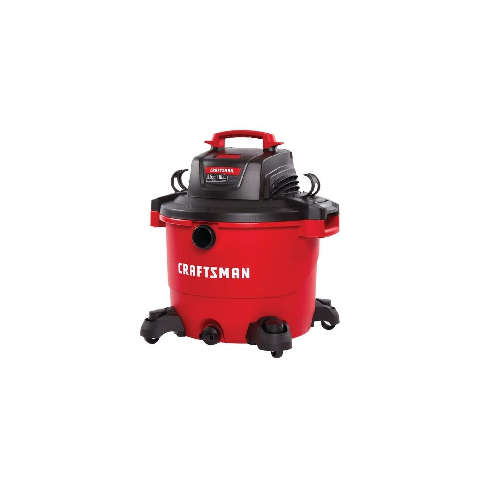 Craftsman Wet/Dry Vacuum 16 Gallon Corded 120V 6.5HP Peak ;