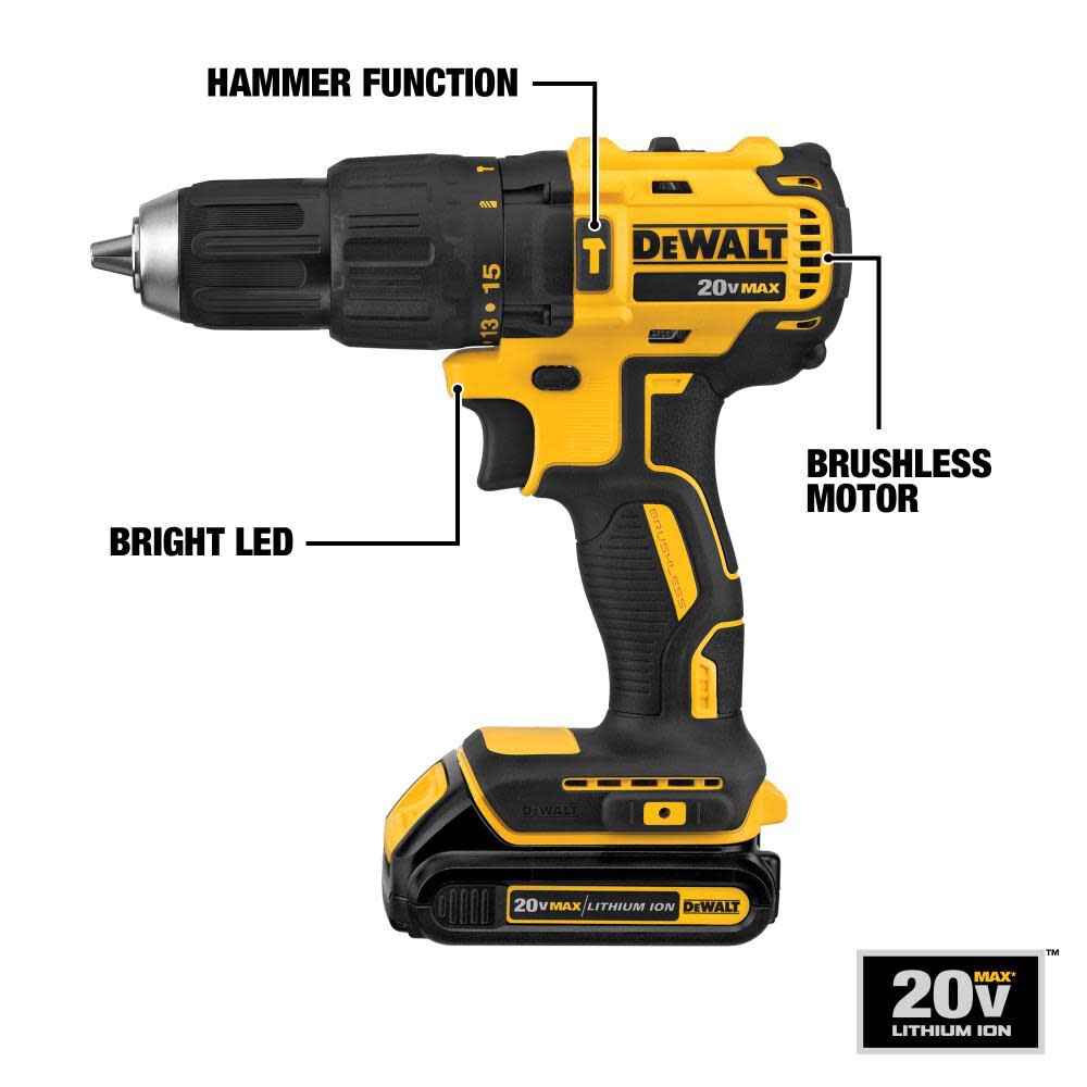 DW 20V 3 Tool Combo Kit Brushless Bundle DCKSS276C2BB-DCS380B from DW