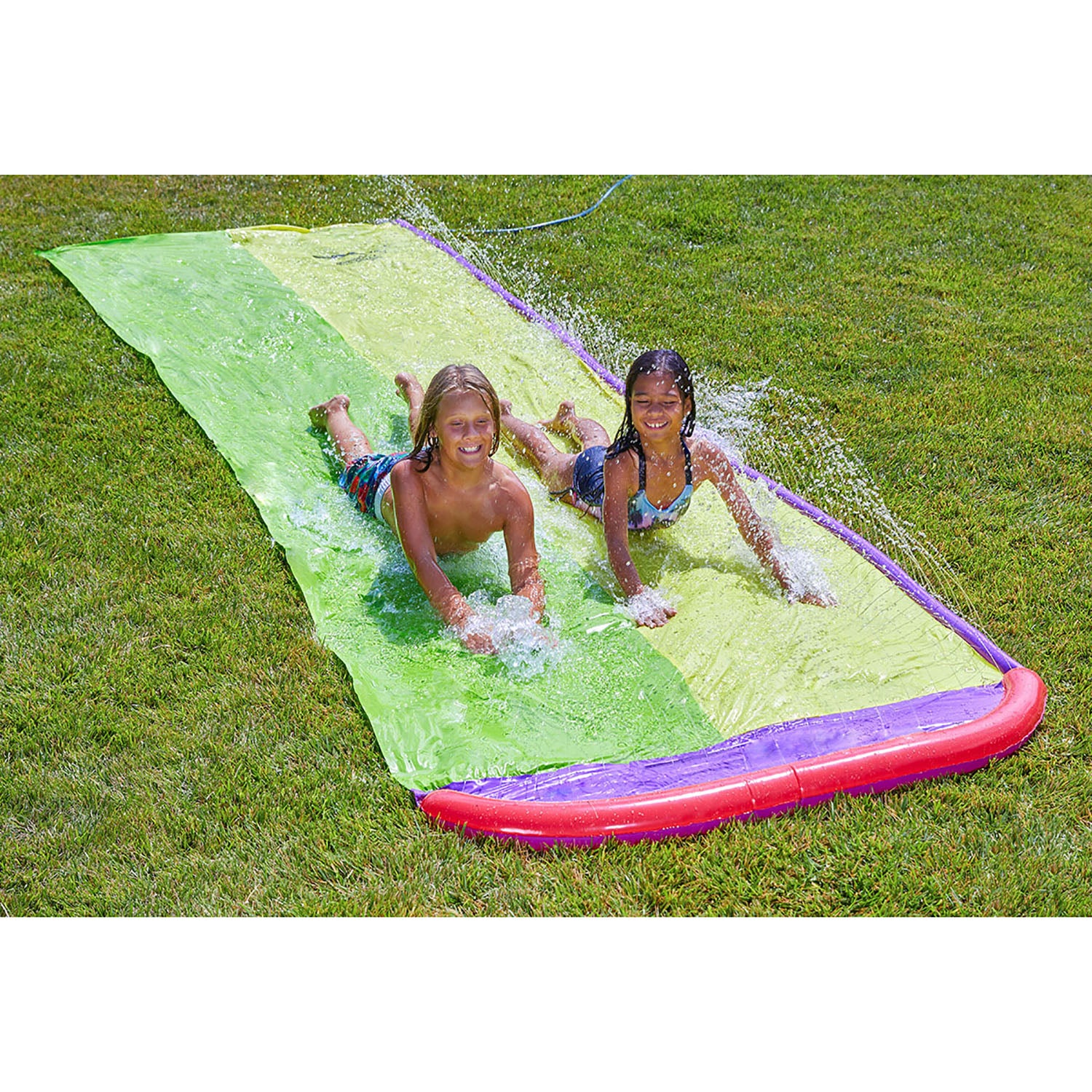 WHAM-O Slip 'N Slide Surf Rider Double Water Slide - 16 ft Long, Fits 2 People