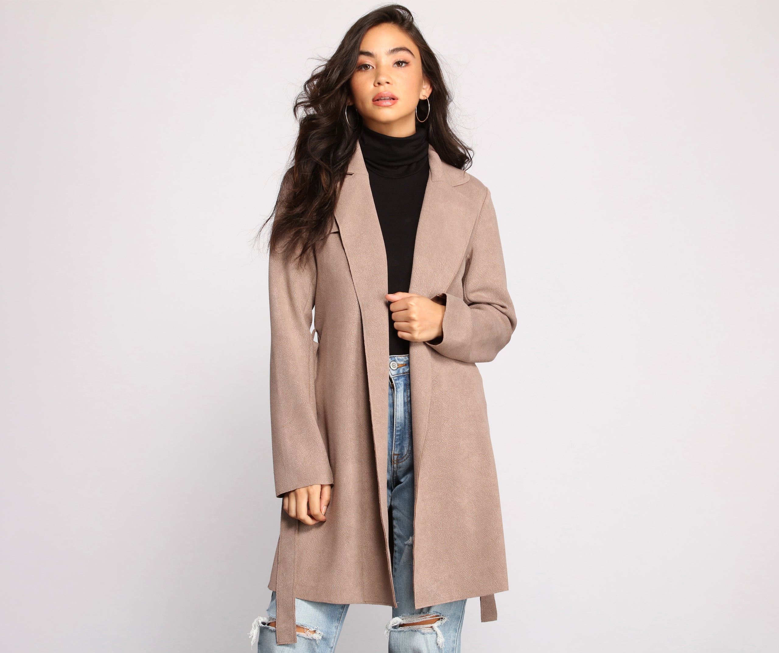 Lovin' The Layers Belted Trench