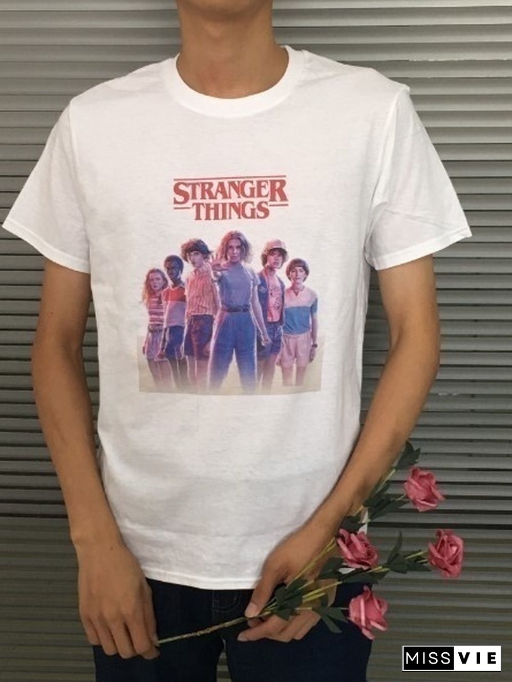 Stranger Things Star Court Six People Eleven T Shirt Women Tees Inspired Funny T-Shirt Summer Style Unisex Top Tee Geek Humor Printed Tee Shirt White Tops Gifts