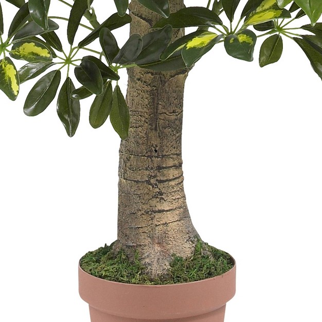 Nearly Natural Schefflera Silk Tree real Touch 4 quot