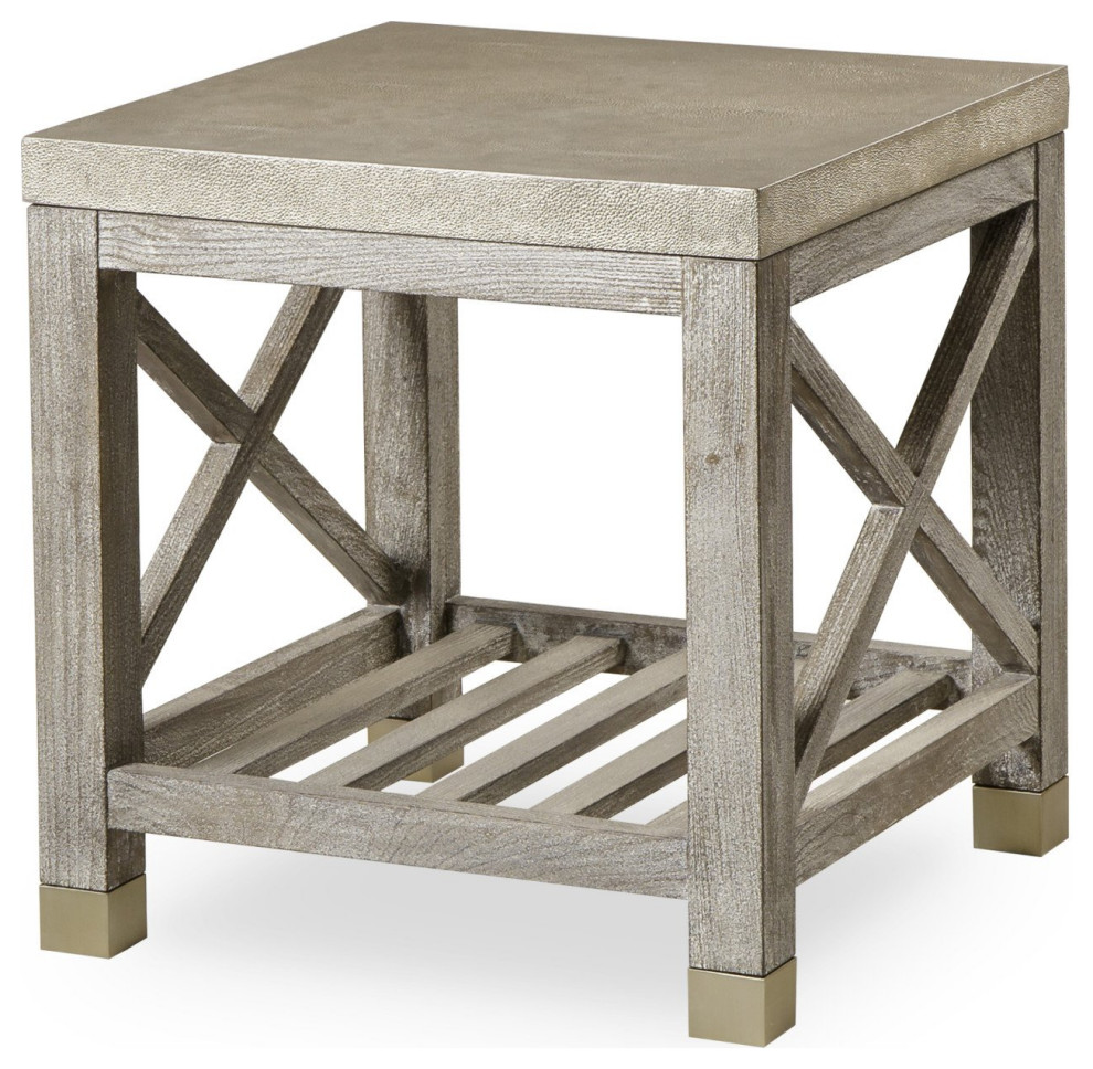 Lexi Side Table   Farmhouse   Side Tables And End Tables   by Peachtree Fine Furniture  Houzz