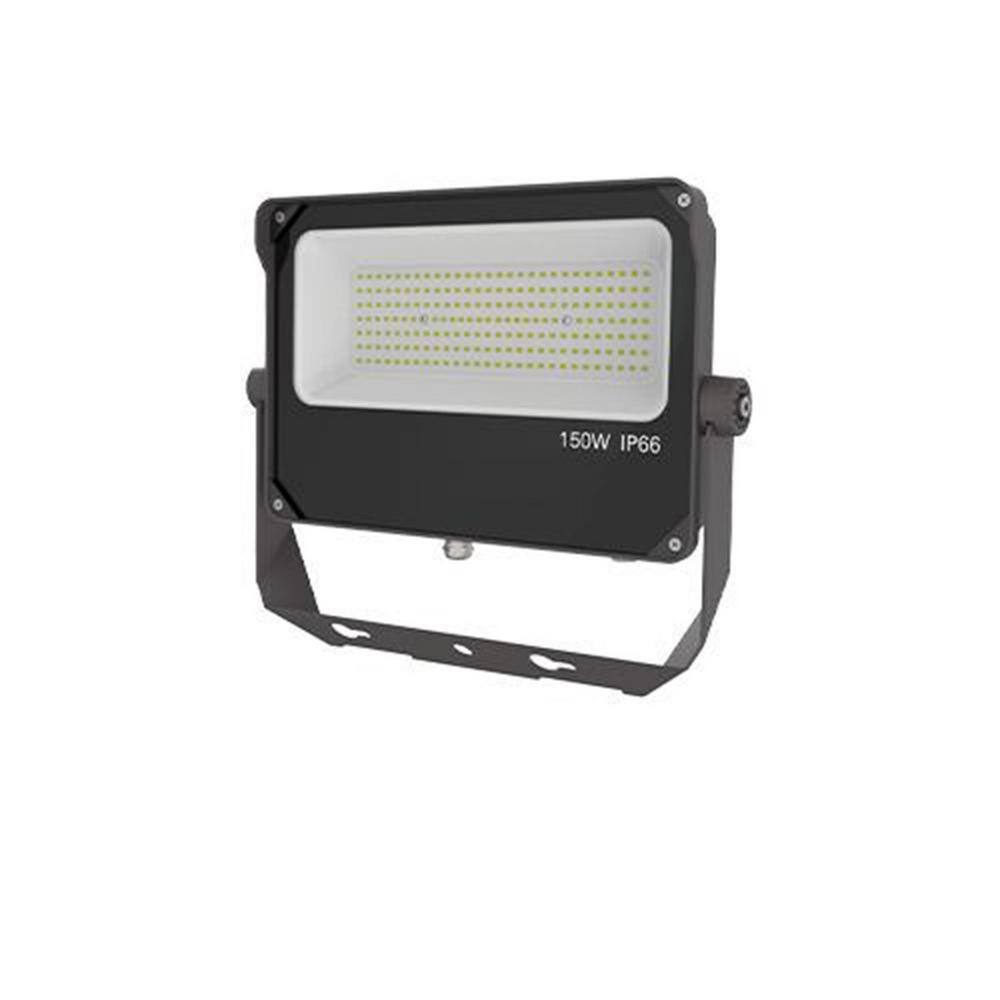 BEYOND LED TECHNOLOGY Penguine 150-Watt Bronze Outdoor Integrated LED Flood Light 22500 Lumens 5000K U Bracket Hybrid Landscaping Light 152833