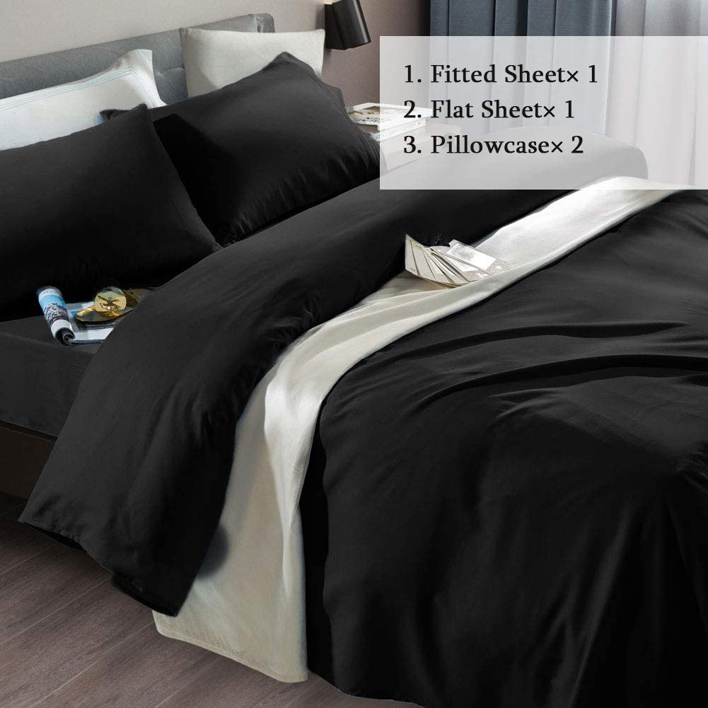 Super Soft 1800 Thread Count Luxury Egyptian Wrinkle Hypoallergenic 6 pcs Bed Sheet Set