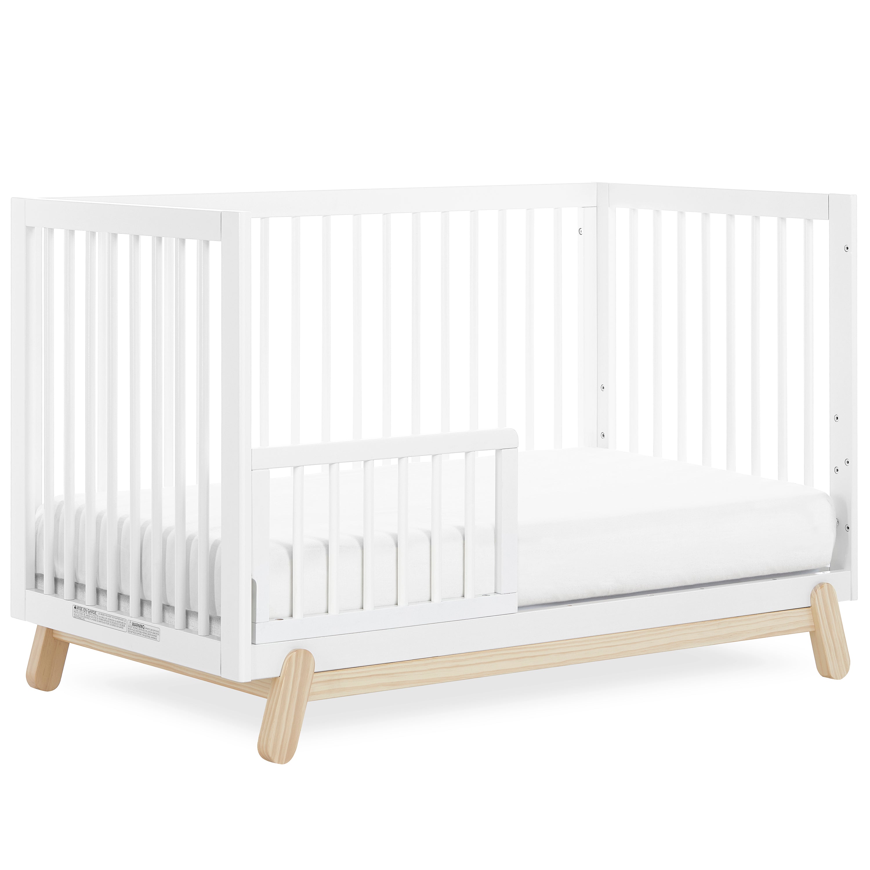 Dream On Me Hygge 5-in-1 Convertible Crib, Vintage White Oak