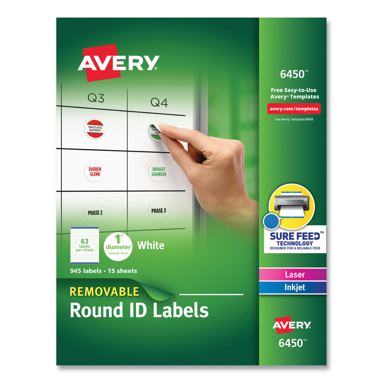 Removable Multi-Use Labels by Averyandreg; AVE6450