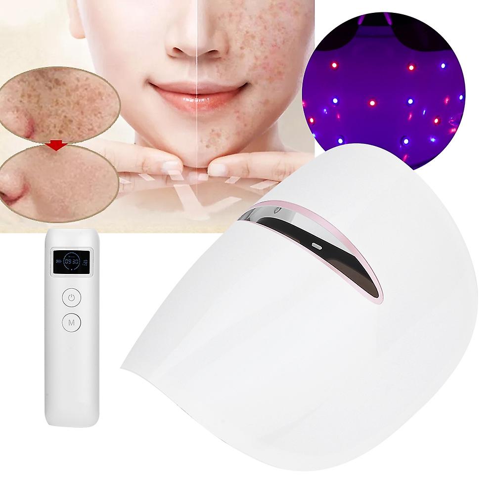 Xpreen Red and Blue Led Light Photon Face Mask Skin Rejuvenation Acne Removal Facial Instrument