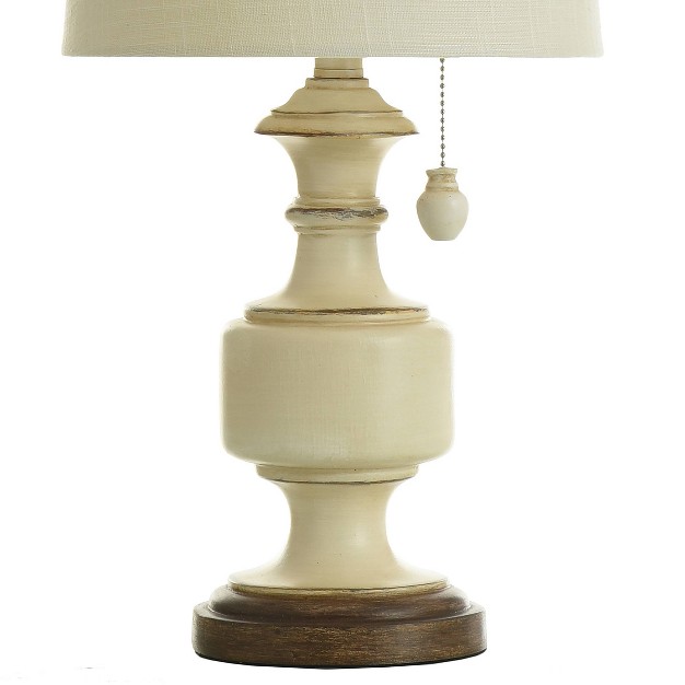 Gilda Table Lamp Distressed Cream Stylecraft