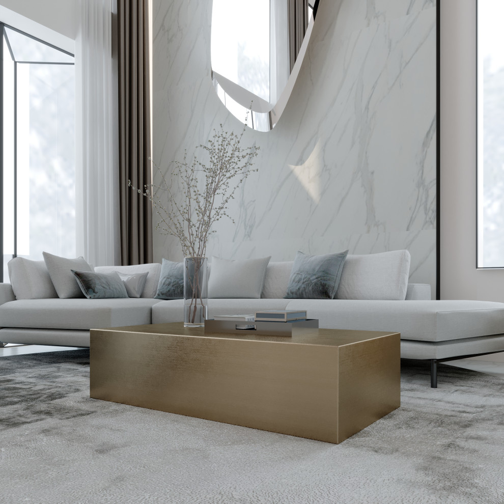 Spencer Coffee Table   Contemporary   Coffee Tables   by American Home Classic Inc.  Houzz