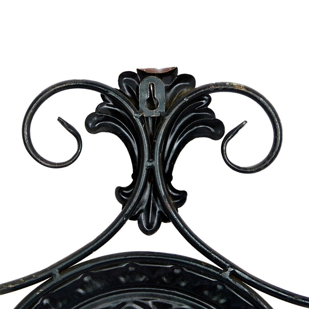 Brown Metal Rustic Ornamental Wall Decorl