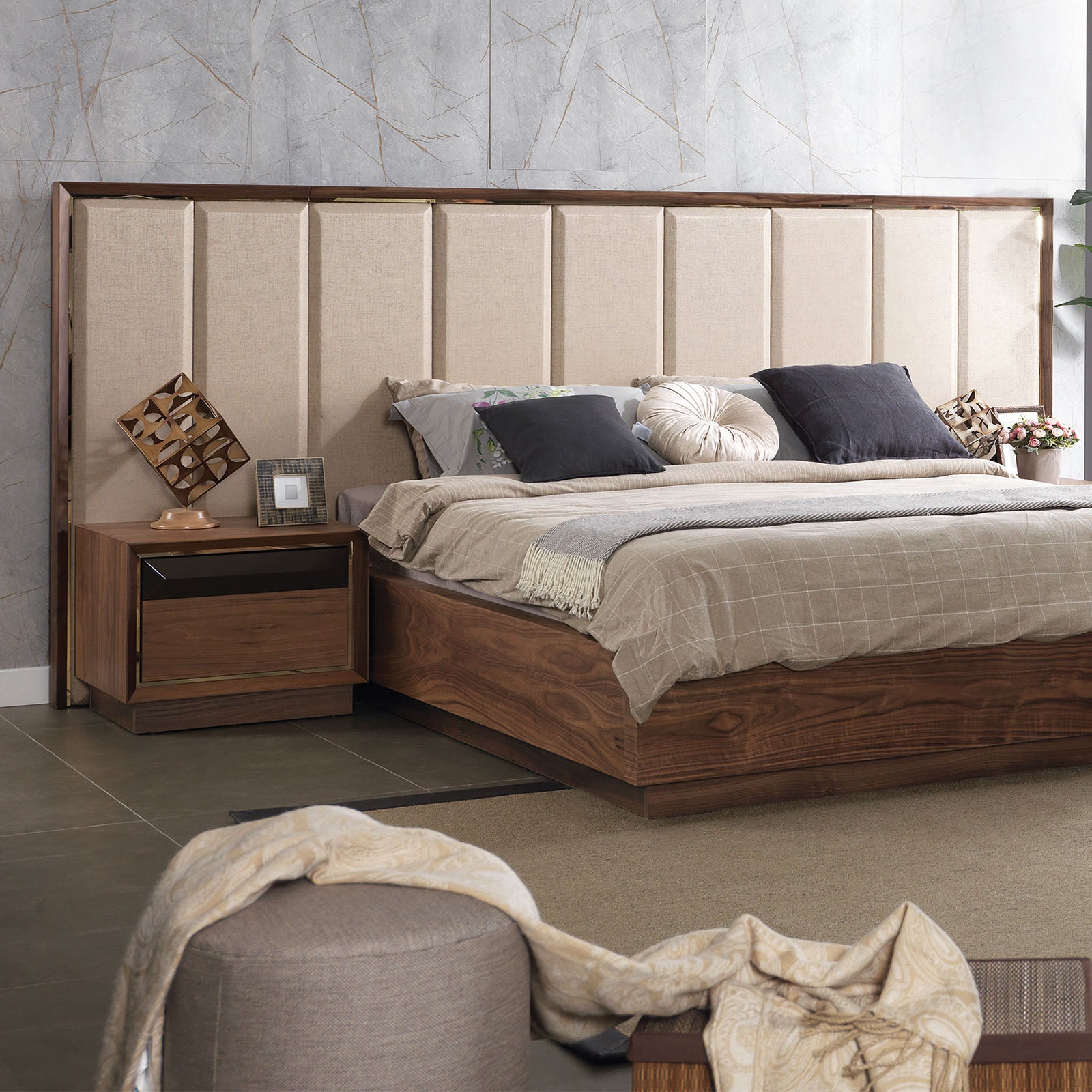 Ginda Bedstead Ginda001-Bedonly