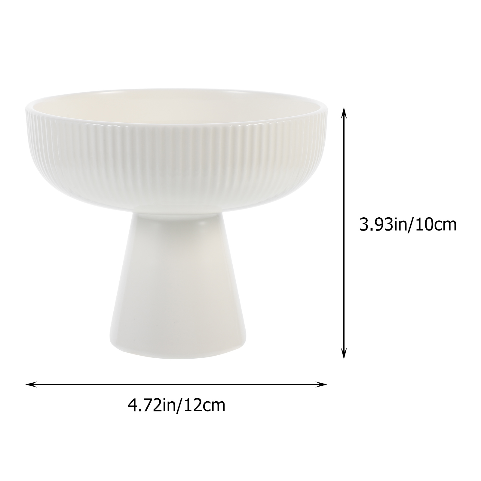 Nuolux Bowl Cup Footed Bowls Fruitceramic Decorative Dessert Cream Ice Bowl Kitchen Servingsalad Small Pudding Display Stand