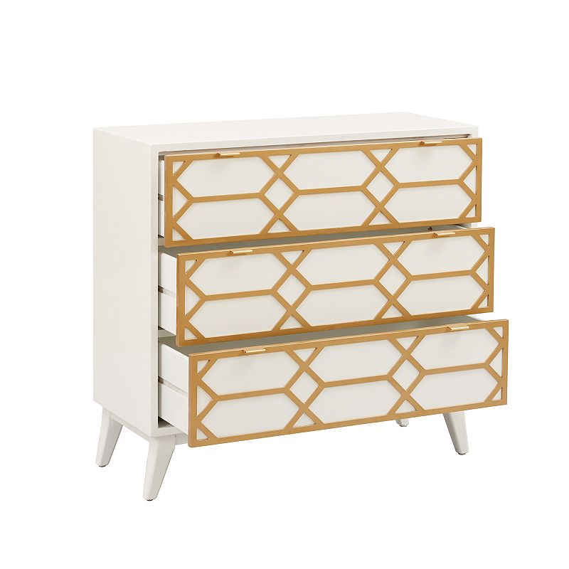 Madison Park Gabrielle 3-Drawer Storage Dresser