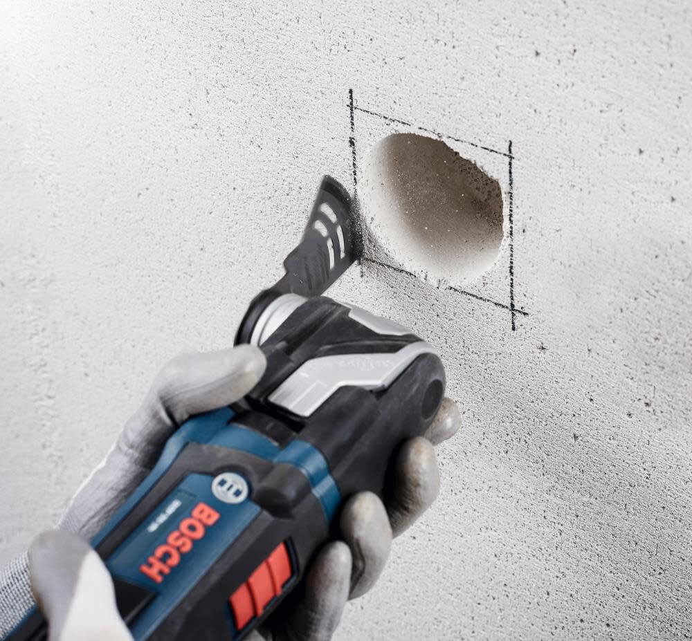 Bosch 2-1/8 In. StarlockPlus Oscillating Multi-Tool 2-in-1 Dual-Tec Grout and Abrasive Blade OSP218LG from Bosch