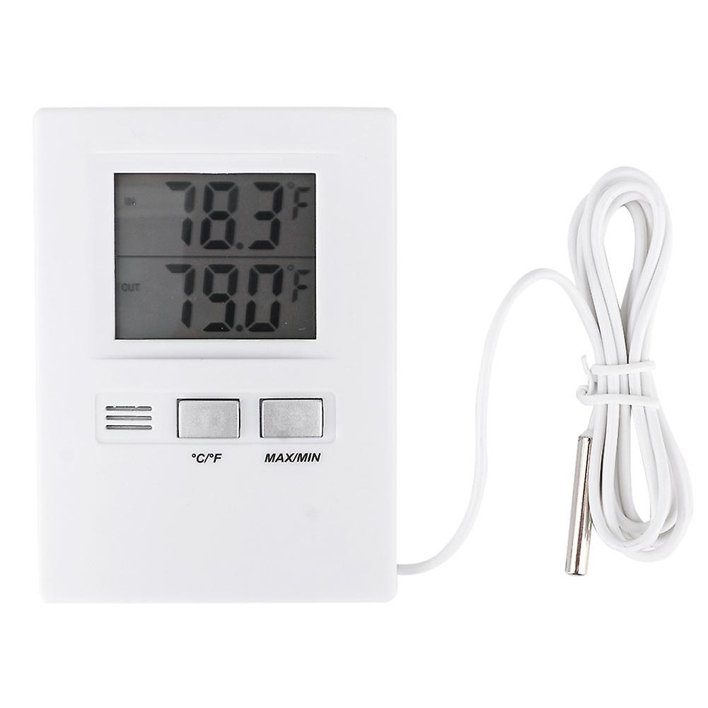 High Precision Lcd Digital Indoorandoutdoor Thermometer Temperature Meter Tester Battery Powered