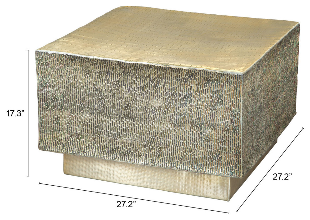 Mono Coffee Table Gold   Contemporary   Coffee Tables   by GwG Outlet  Houzz